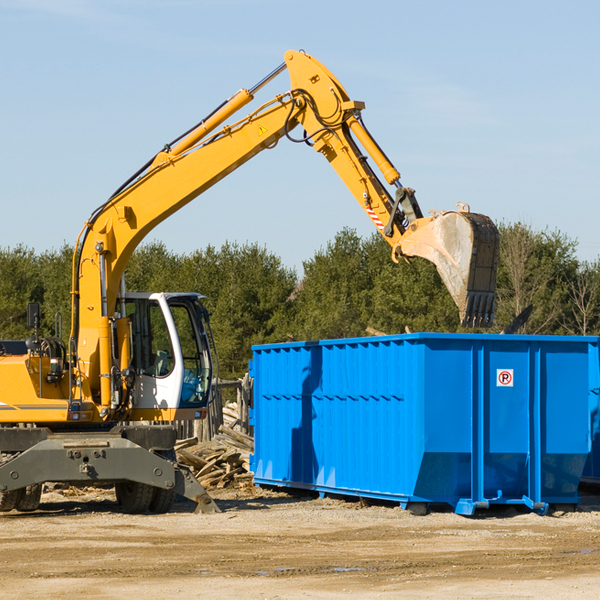 is there a minimum or maximum amount of waste i can put in a residential dumpster in Moccasin California